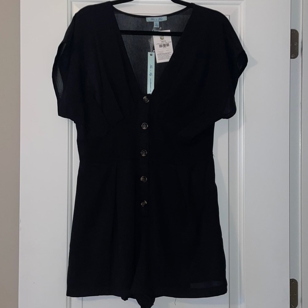 Never worn black romper
